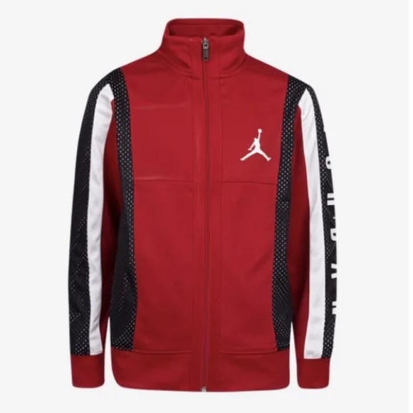 Jordan Other - Nike Boys Tricot Track Jacket Full Zip Long Sleeve Basketball Red